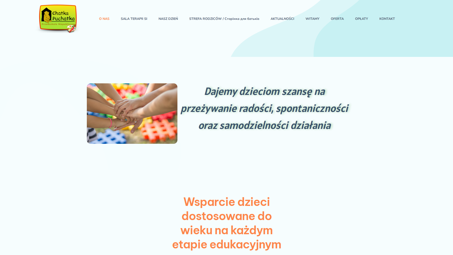 Nowoczesna strona firmowa